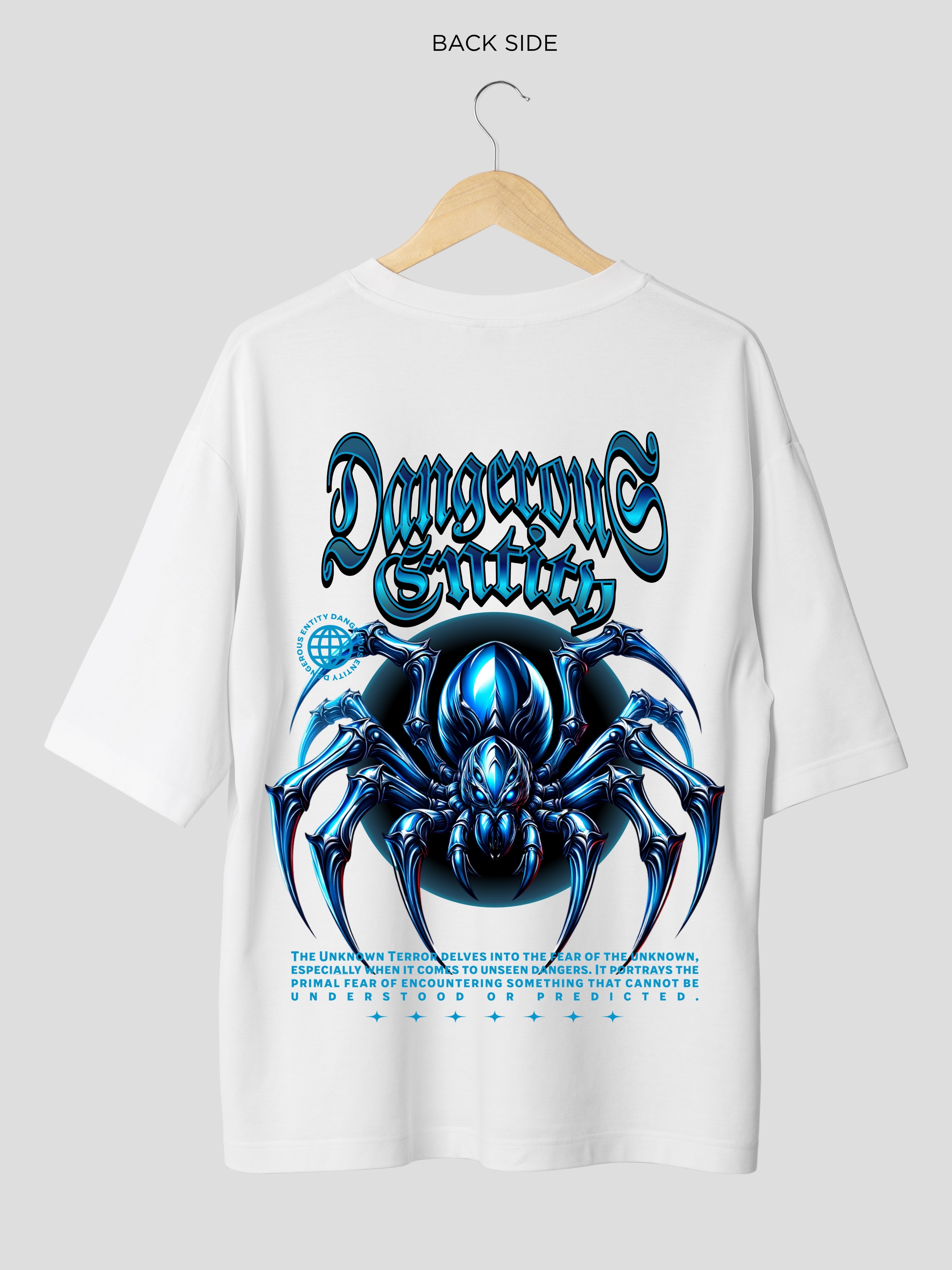 SPIDER -WHITE OVERSIZE TSHIRT
