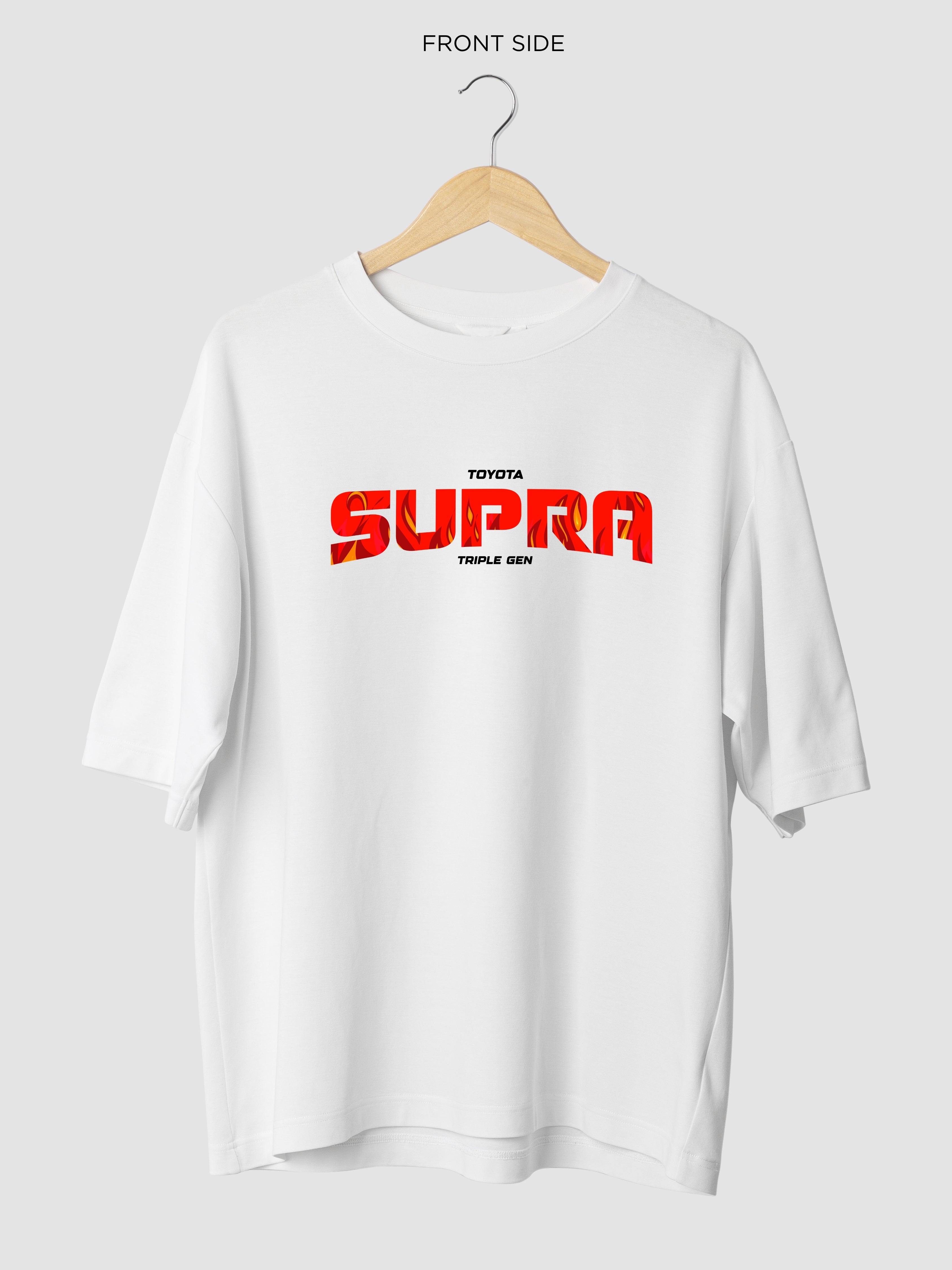 SUPRA- OVERSIZE WHITE TSHIRT