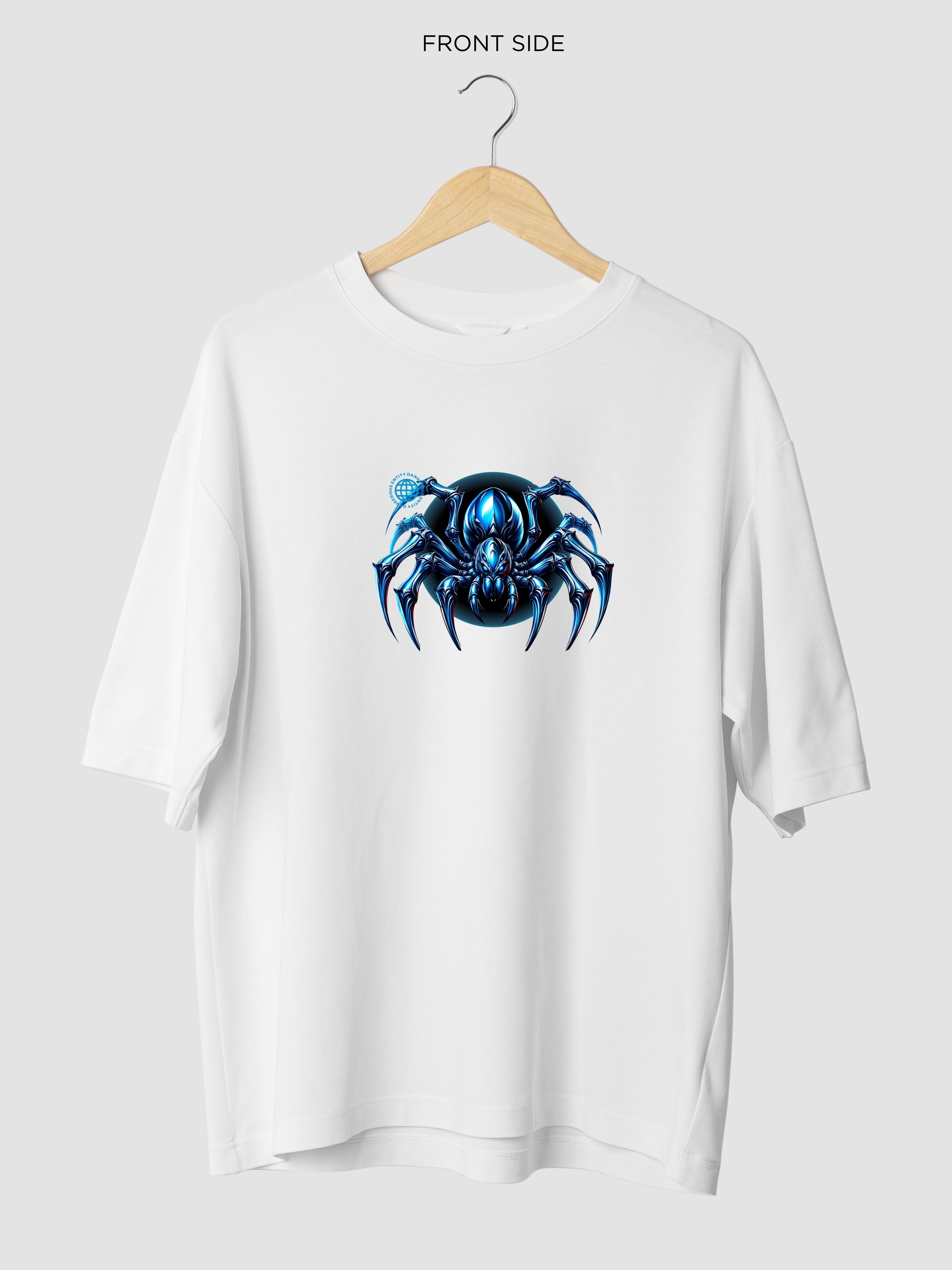 SPIDER -WHITE OVERSIZE TSHIRT
