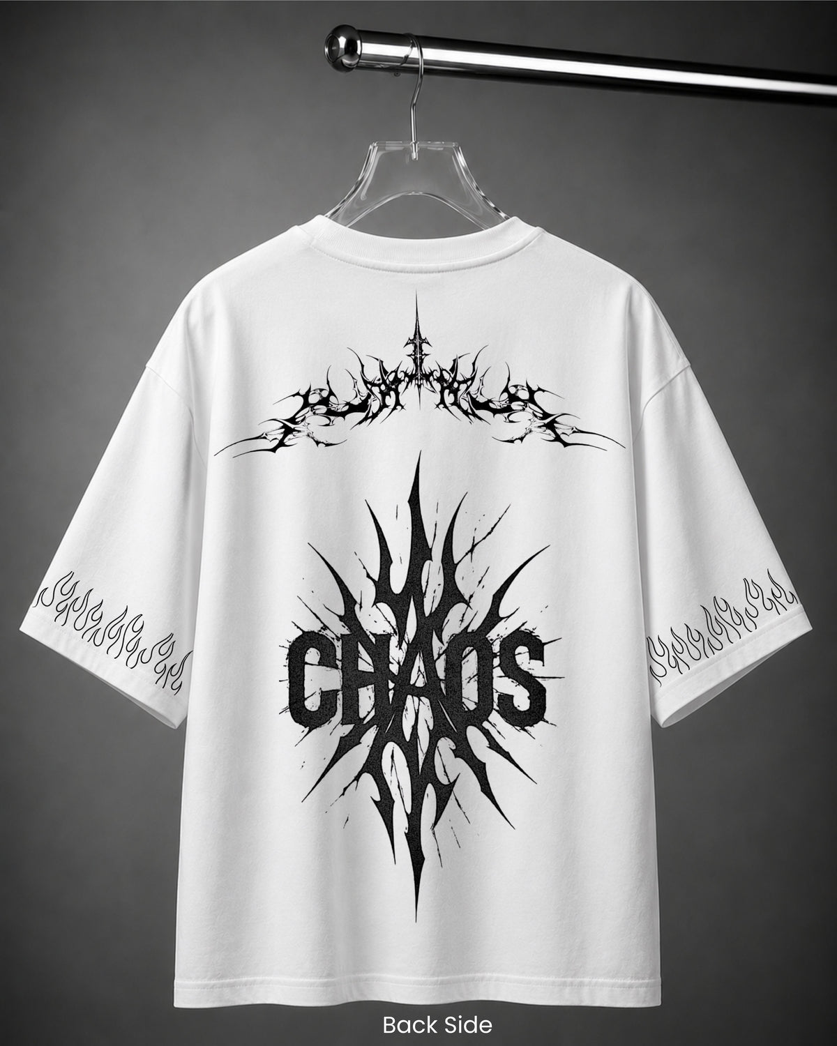 UNIQUE WHITE OVERSIZE TEE