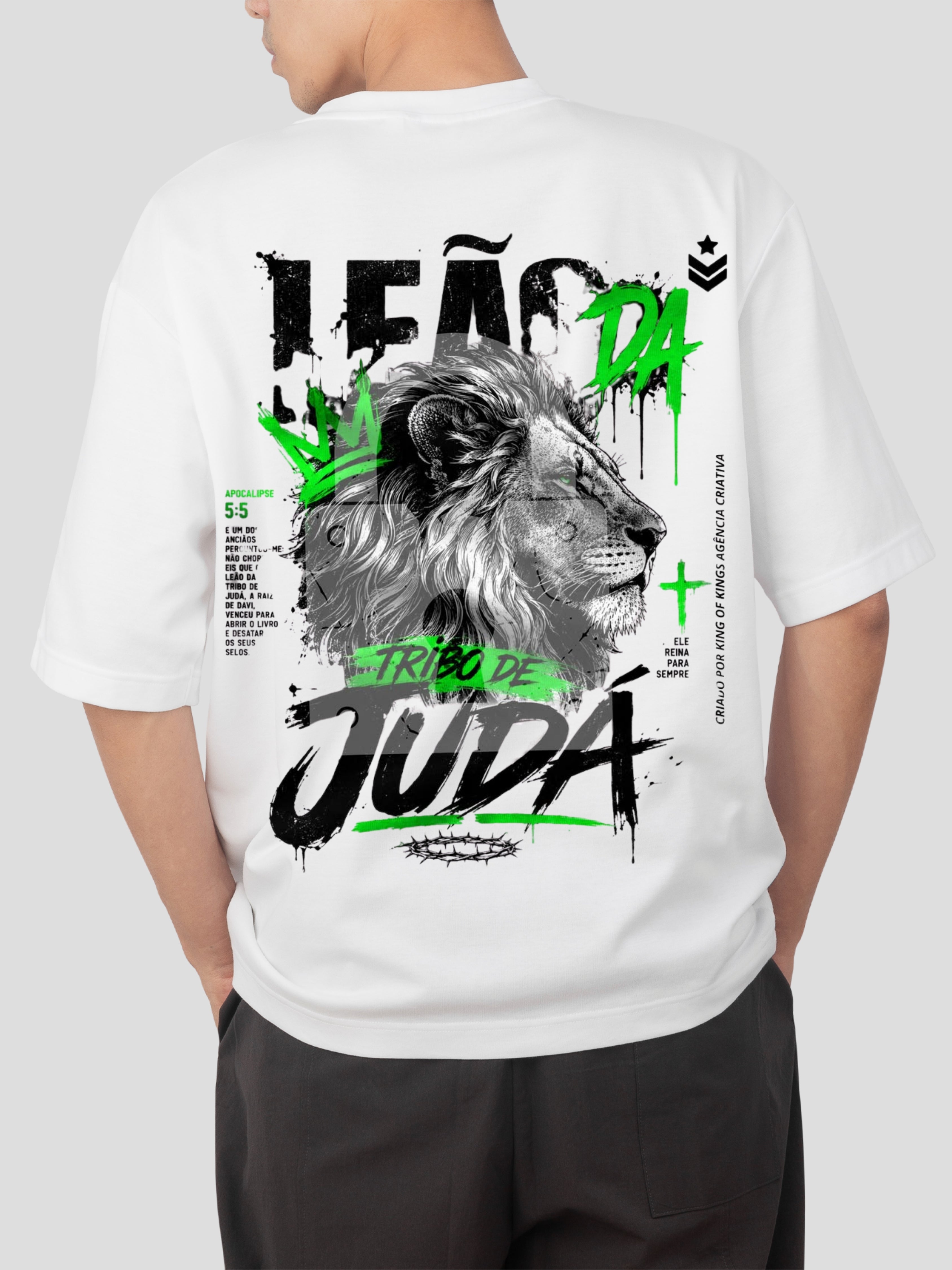 KING - OVERSIZE WHITE TSHIRT