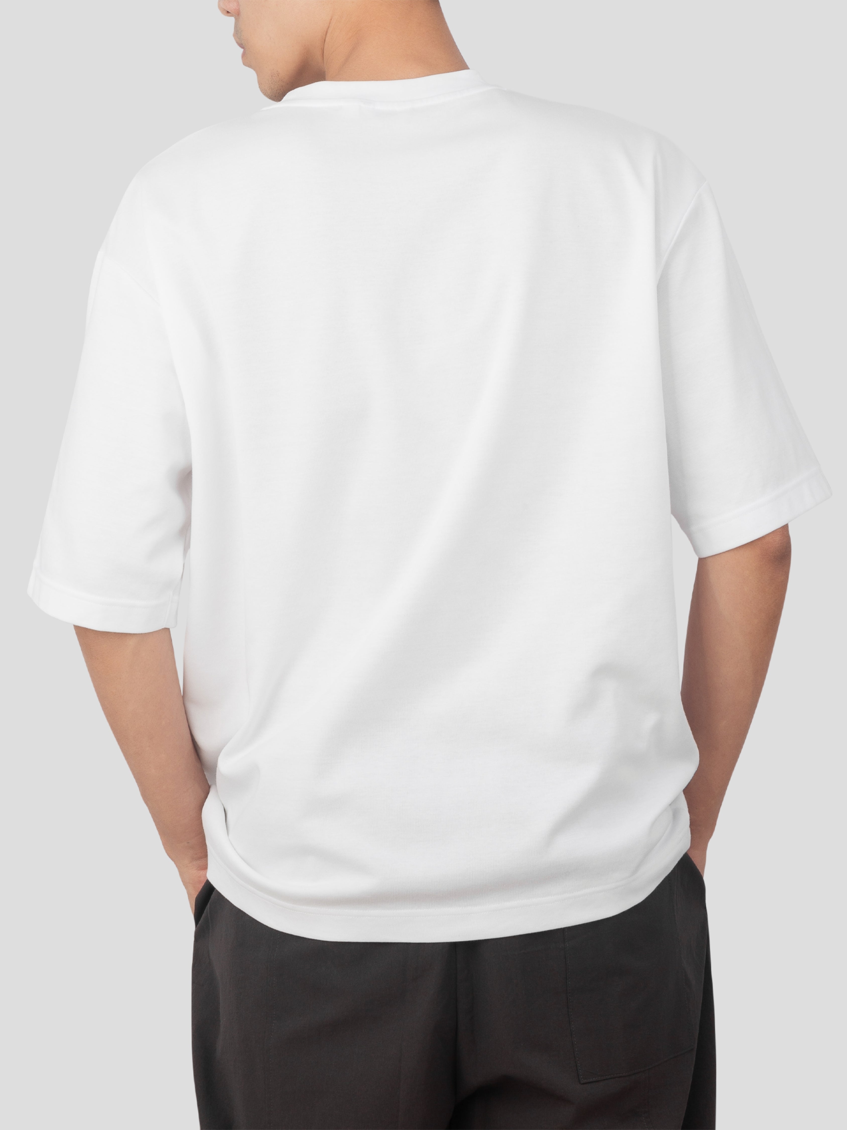 MUSTANG- WHITE OVERSIZE TSHIRT