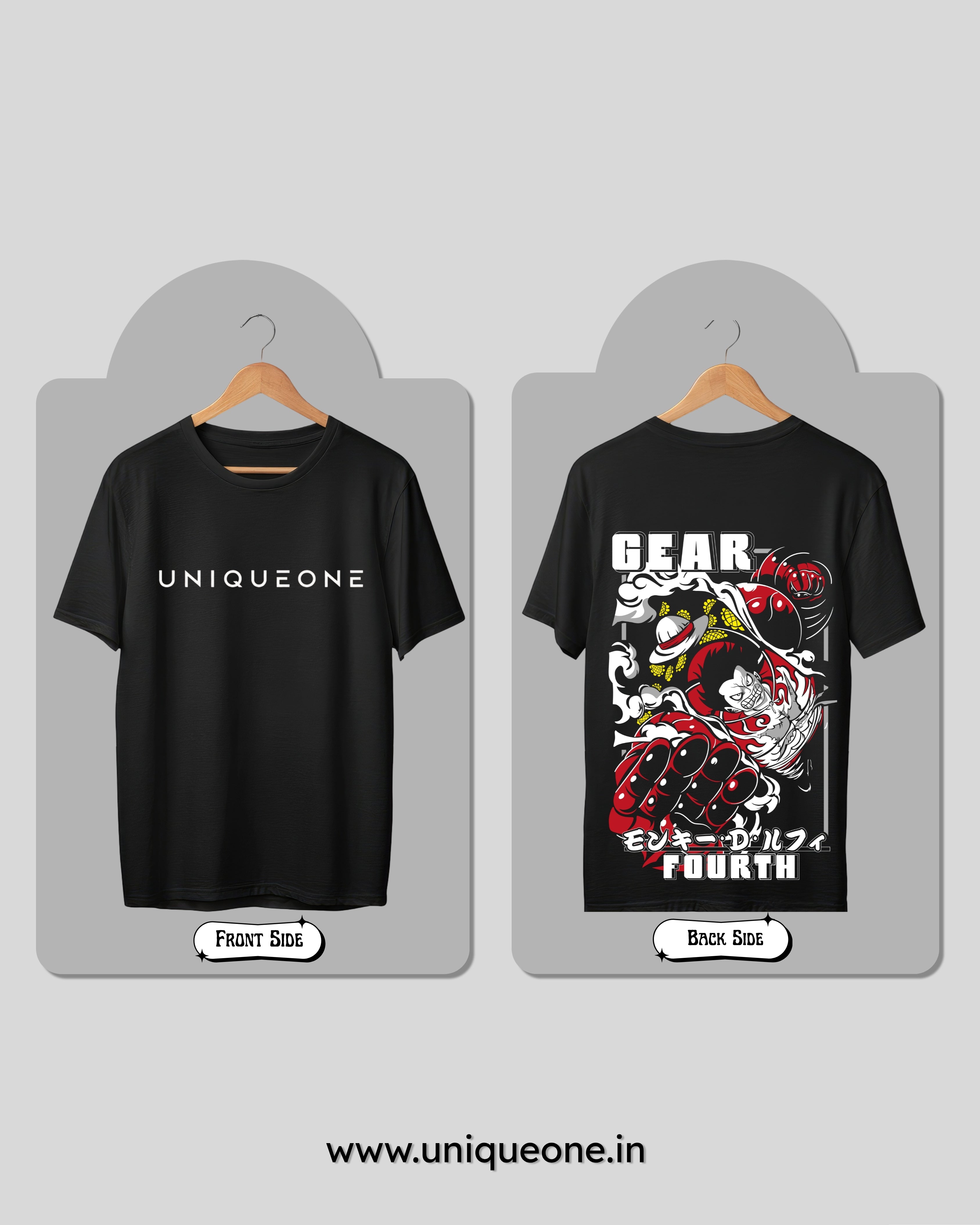 GEAR- BLACK OVERSIZE TSHIRT