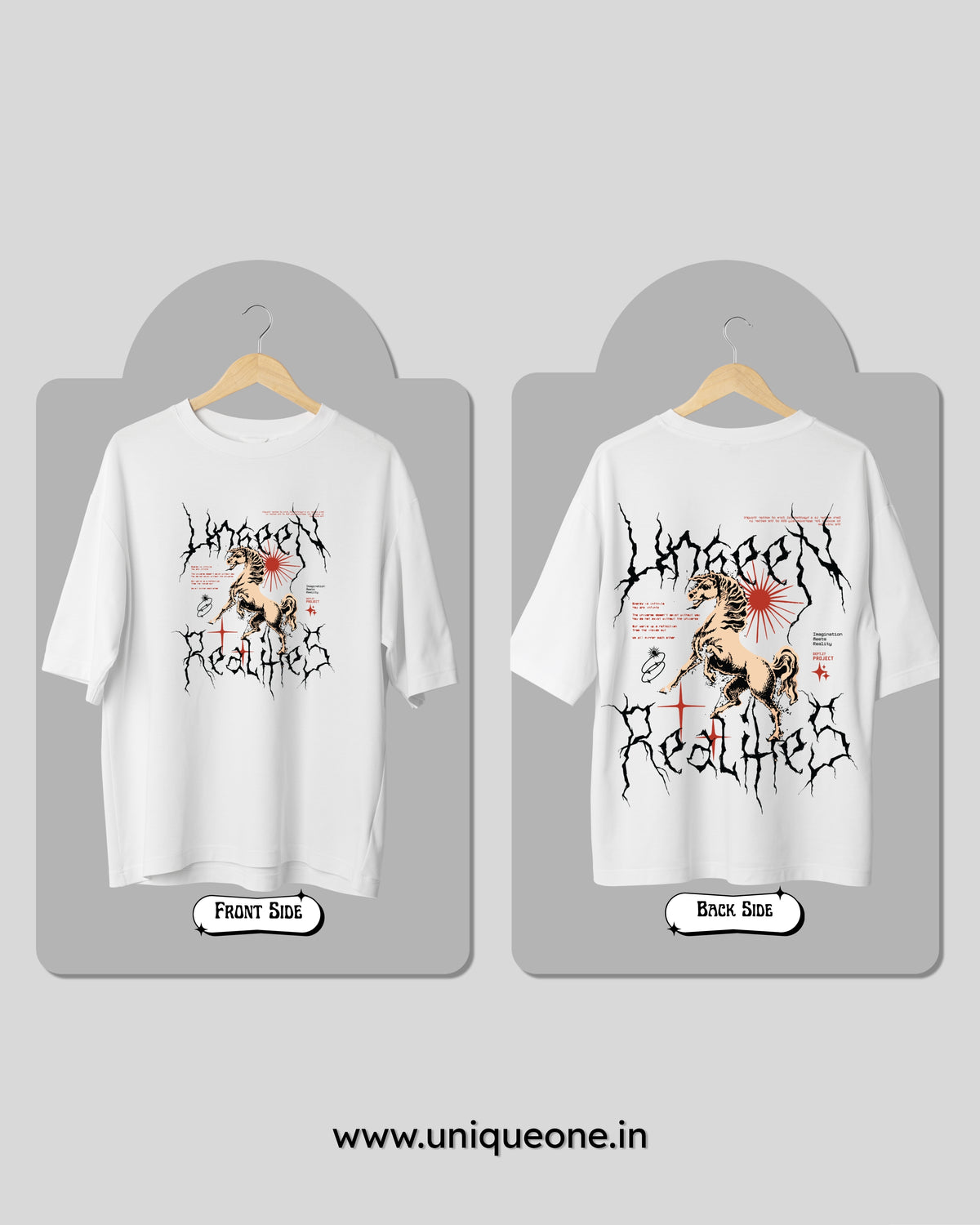 UNSEEN REALITY - OVERSIZE TSHIRT